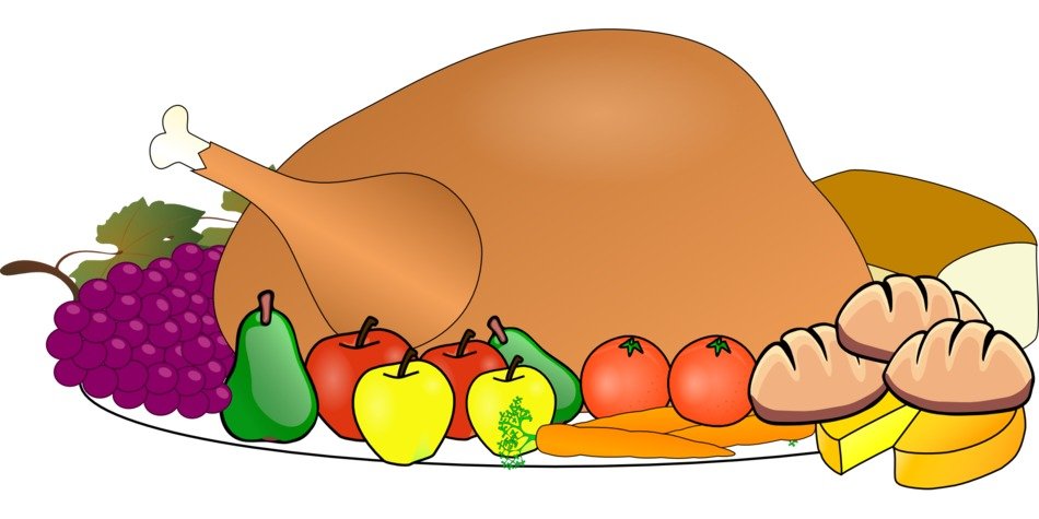 drawing turkey with fruit