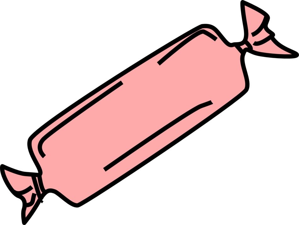 pink candy drawing