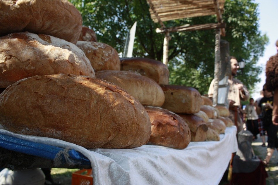 Loafs of fresh farmers bread