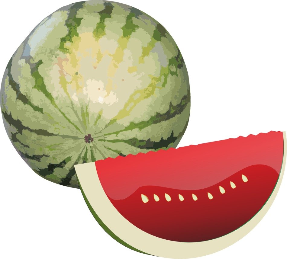 Clipart of watermelon