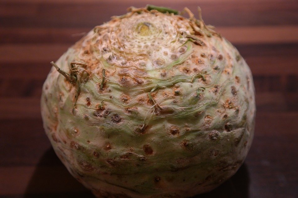 ripe celery tuber