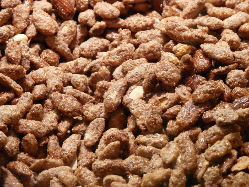 burnt almonds as sweetness