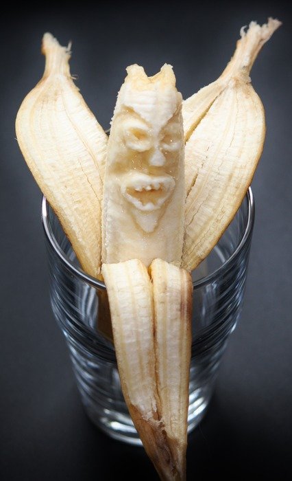decorative bananas peel monster