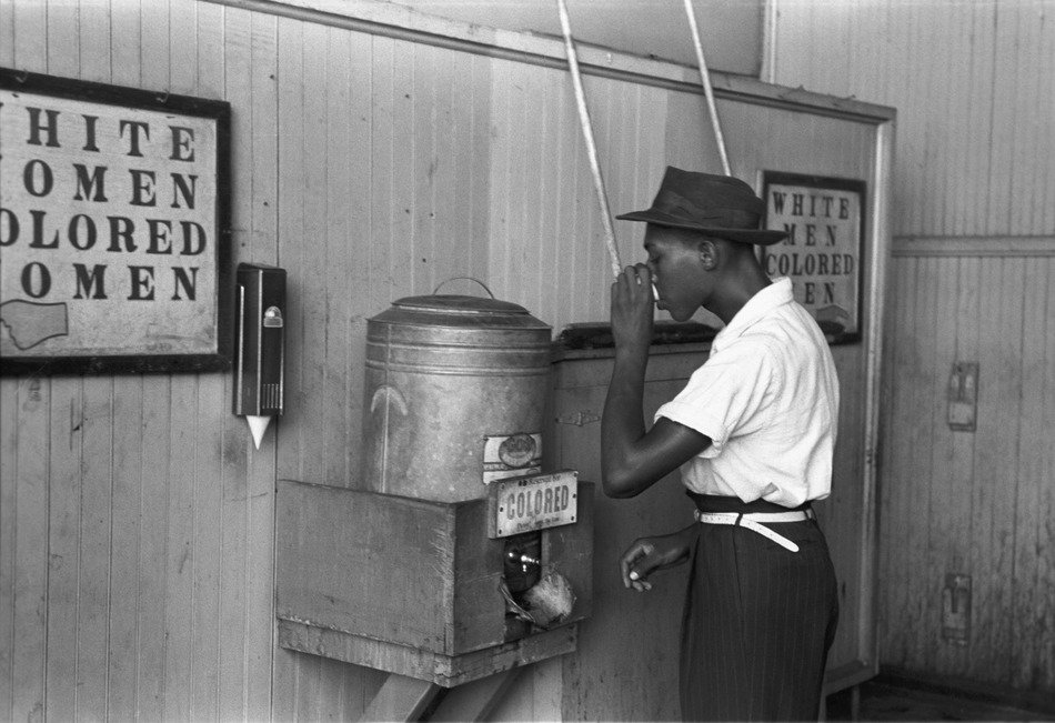 old picture of racial segregation