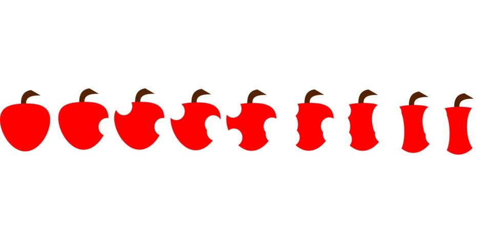 Red Apple cores