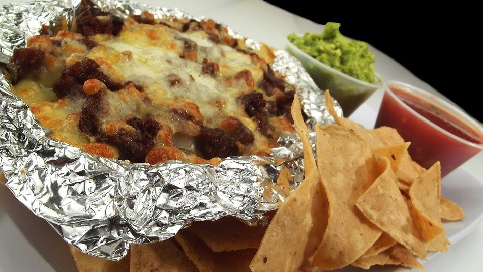 baked potato with chips