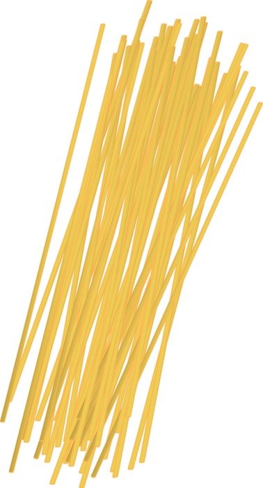 spaghetti without packaging
