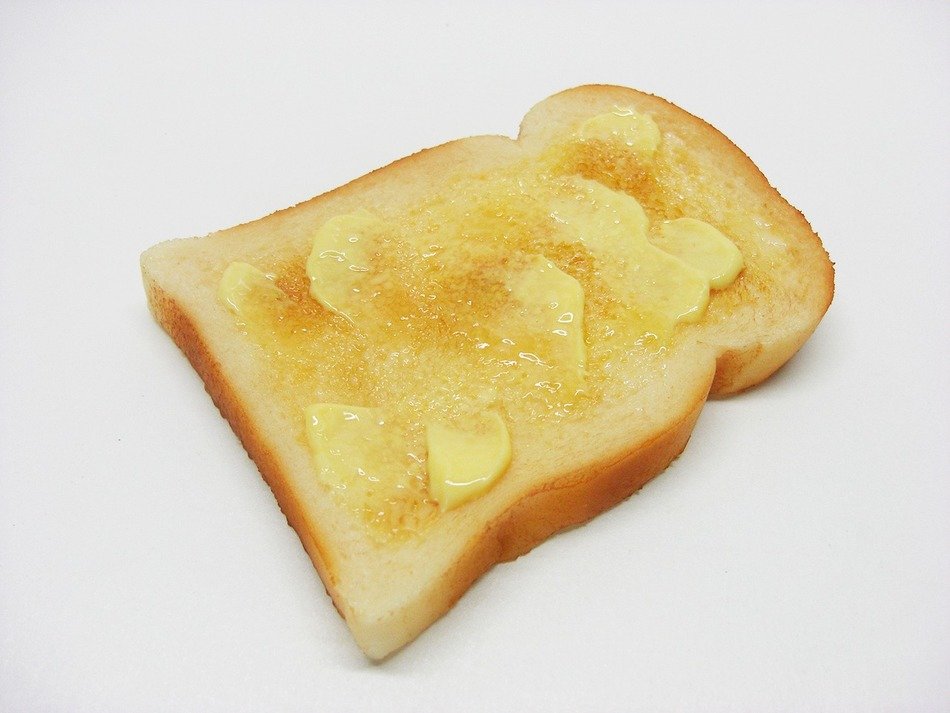 incredibly tasty buttered toast