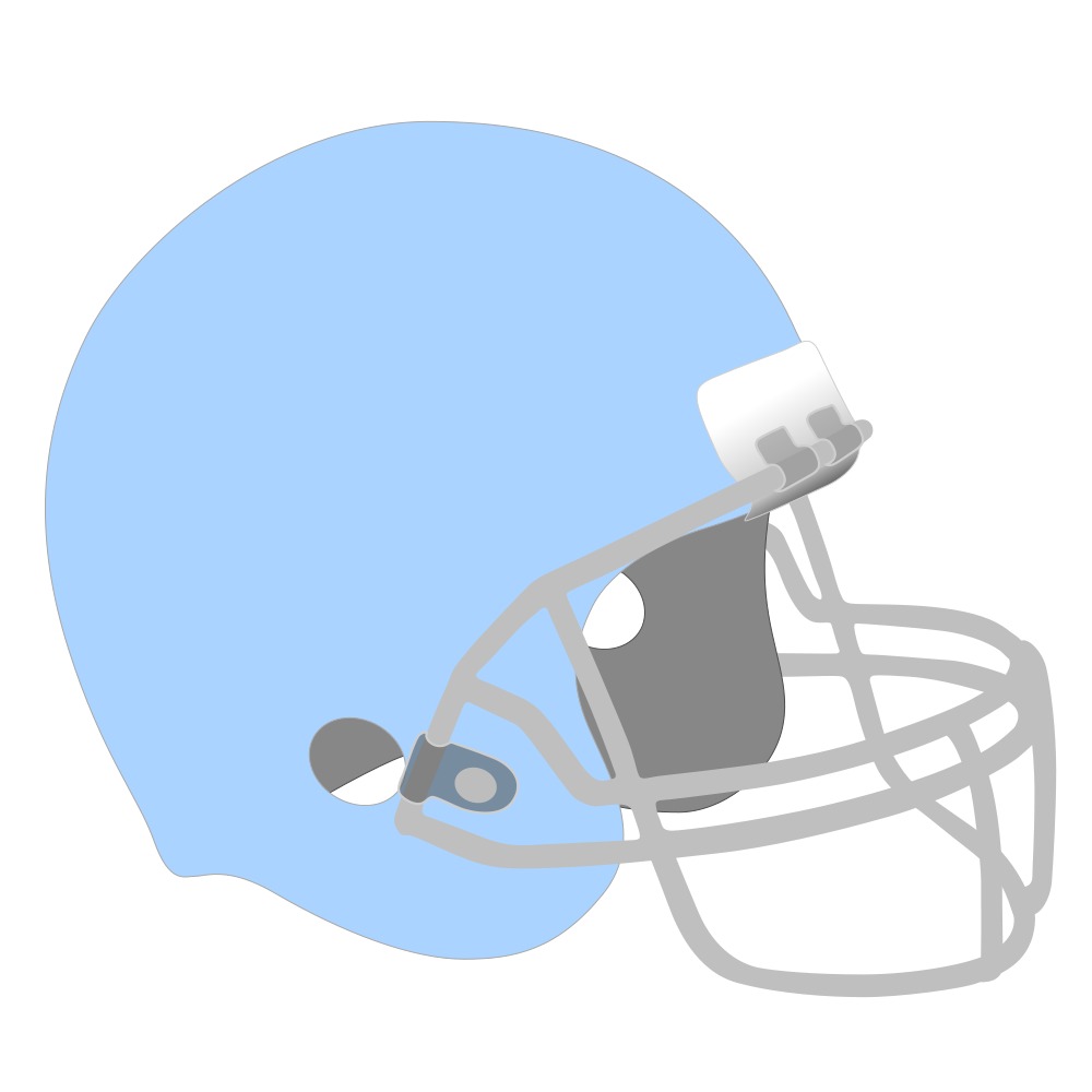 Light Blue Football Helmet free image download