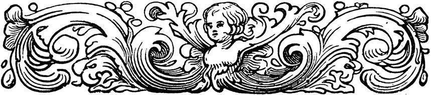 black and white drawing of an angel among the waves