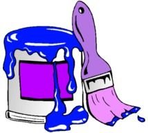 Paint Can And Brush Clip Art N3