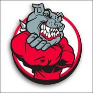 Bulldog Football Clip Art N13