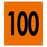 Road Race Numbers Fluorescent Orange