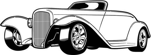 Hot Rod Clip Art N24