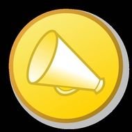 Cheerleading Megaphone Decorating Ideas