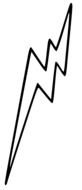 Lightning Bolt pencil drawing