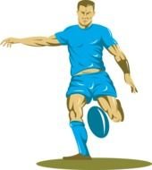 Rugby Player drawing