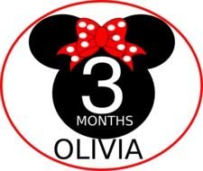 White Minnie Mouse Bow Clip Art