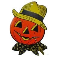 painted scarecrow head