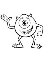 Monster University Coloring Pages Kids