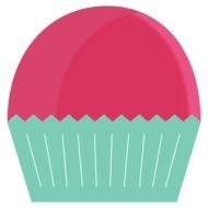 illustration of the pink Cupcake
