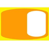 painted yellow label