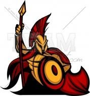 Spartan Mascot Clip Art N5