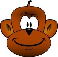 Cartoon Monkey Clip Art N79