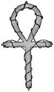 barbed wire cross