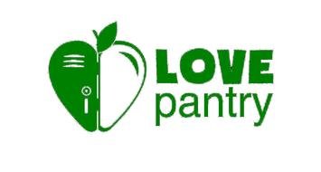 logo with a green inscription and a white-green apple