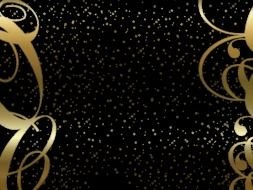 Black And Gold Glitter drawing