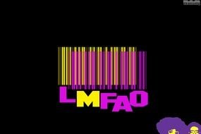 Colorful LMFAO sign clipart