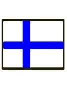 Ä°llustration of the Finland Flag