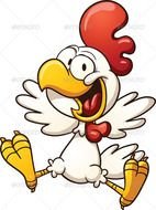 Happy Chicken Clip Art N3