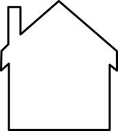 House Outline Clip Art N28