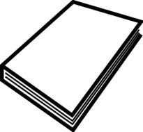 Closed Book Clip Art N12