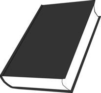 Closed Book Clip Art N13
