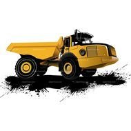 big yellow Dump Truck, drawing