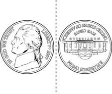 Nickel Clip Art Black And White drawing
