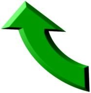 Green Curved Arrow N4