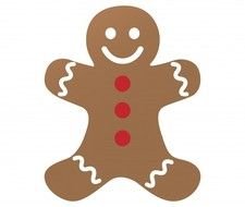 Gingerbread Man Clip Art N80