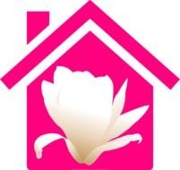 Pink House 2 Clip Art
