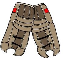 hockey attributes as a picture for clipart