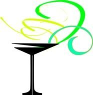 Martini Clip Art N19