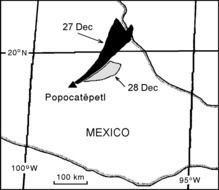 Popocatepetl Volcano On Map