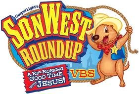 SonWest Roundup banner drawing