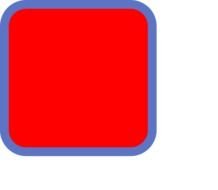 Red Square Clip Art N6