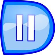 Pause Button Clip Art N10