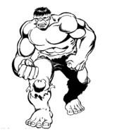 Incredible Hulk Coloring Pages drawing