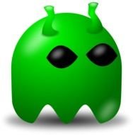 Game Baddie Alien drawing